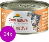 Almo Nature Hfc Alternative Blik Kalkoen - Kattenvoer - 24 x 70 g