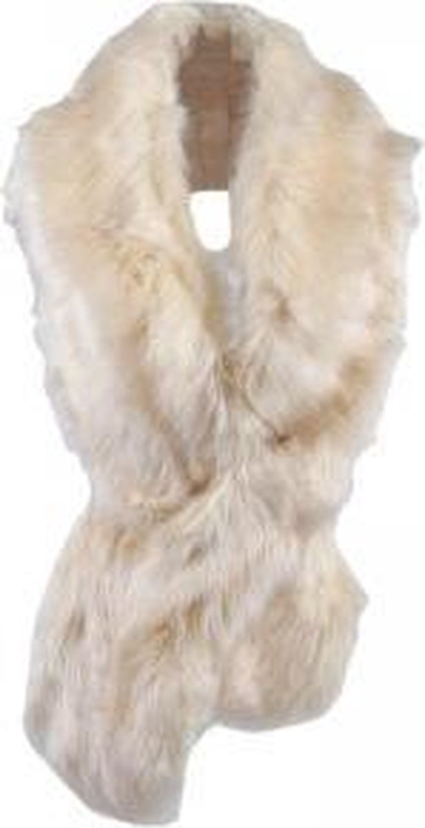 Sjaal Fake Fur White | bol