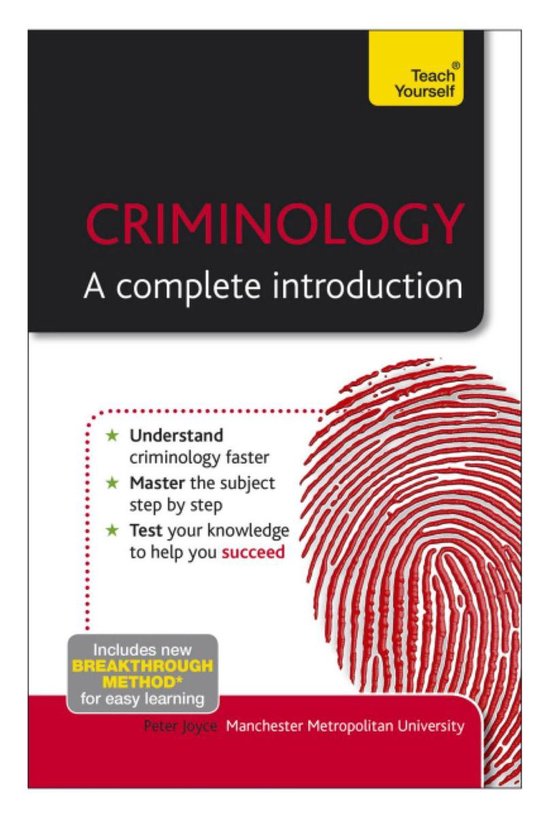 Criminology: A Complete Introduction - cover