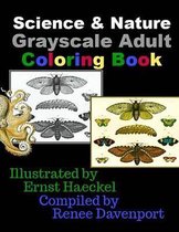 Science & Nature Grayscale Adult Coloring Book