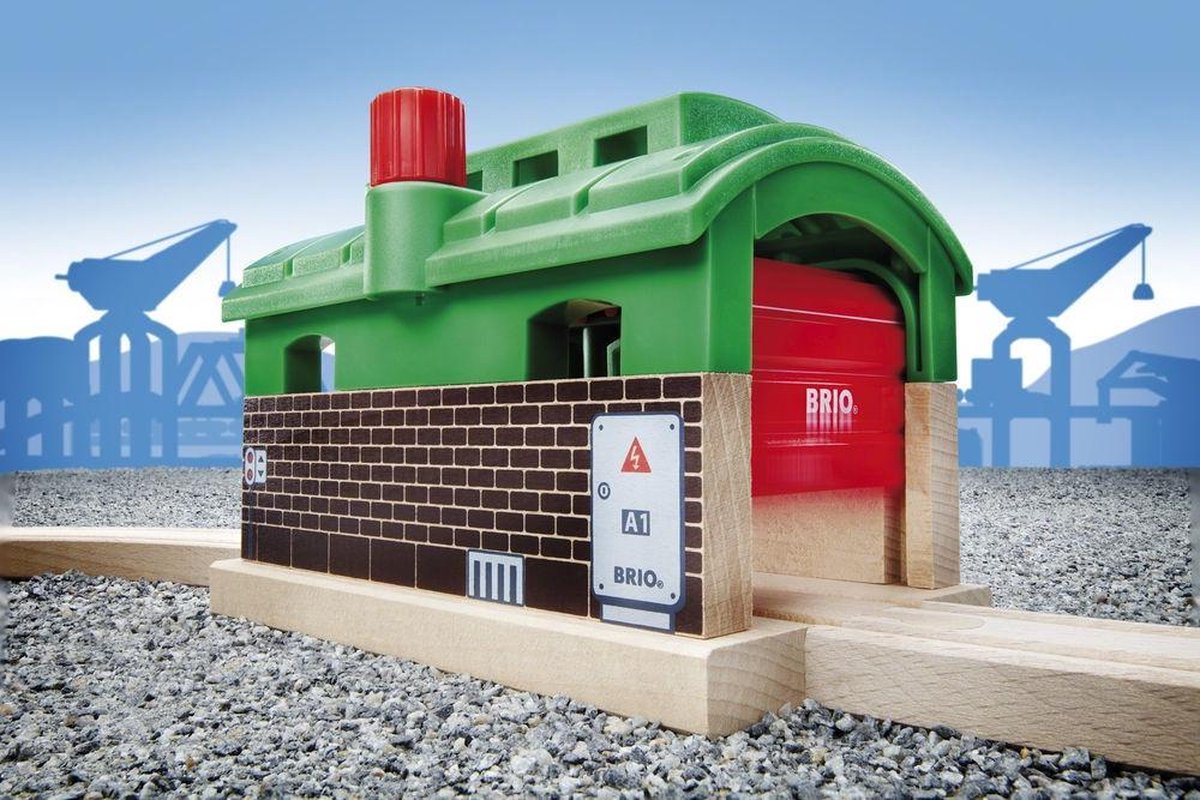 BRIO Treingarage met roldeuren - 33574 - uitbreiding voor BRIO World - vanaf 3 jaar — afbeelding 8
