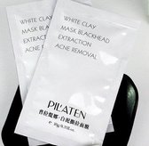5 sachets Pilaten White Clay Peel-Off Mask - Gezichts reinigend klei masker tegen acne, mee-eters & puistjes