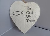 Wandbord In God We Trust.