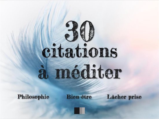 30 citations à méditer - cover