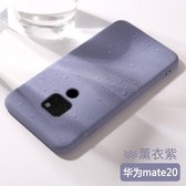 Liquid Silicone Back Cover + PET Screen Protector for Huawei Mate 20 _ Lichtpaars