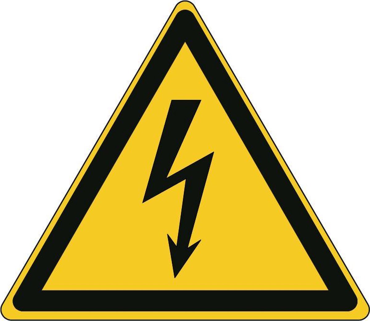 Verboden tegen de slee te botsen - Ø 100 mm - Sticker thumbnail 2