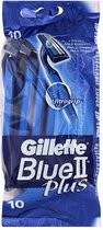 Gillette Blue II Plus - 10 stuks - Wegwerpscheermesjes