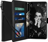 Samsung Galaxy Note 8 Book PU lederen Portemonnee hoesje Book case zwart
