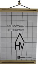 Houten Posterhouder A4-Naturel-21x32cm-Housevitamin