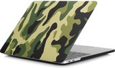 Macbook Pro 13 inch met Touch Bar 2016/2017 A1706 A1708 Hoes Case Cover - Laptop Cover - Camouflage Groen