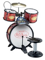 Drumstel elek. Bontempi Genius incl. kruk 4-delig