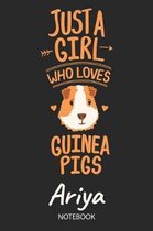 Just A Girl Who Loves Guinea Pigs - Ariya - Notebook