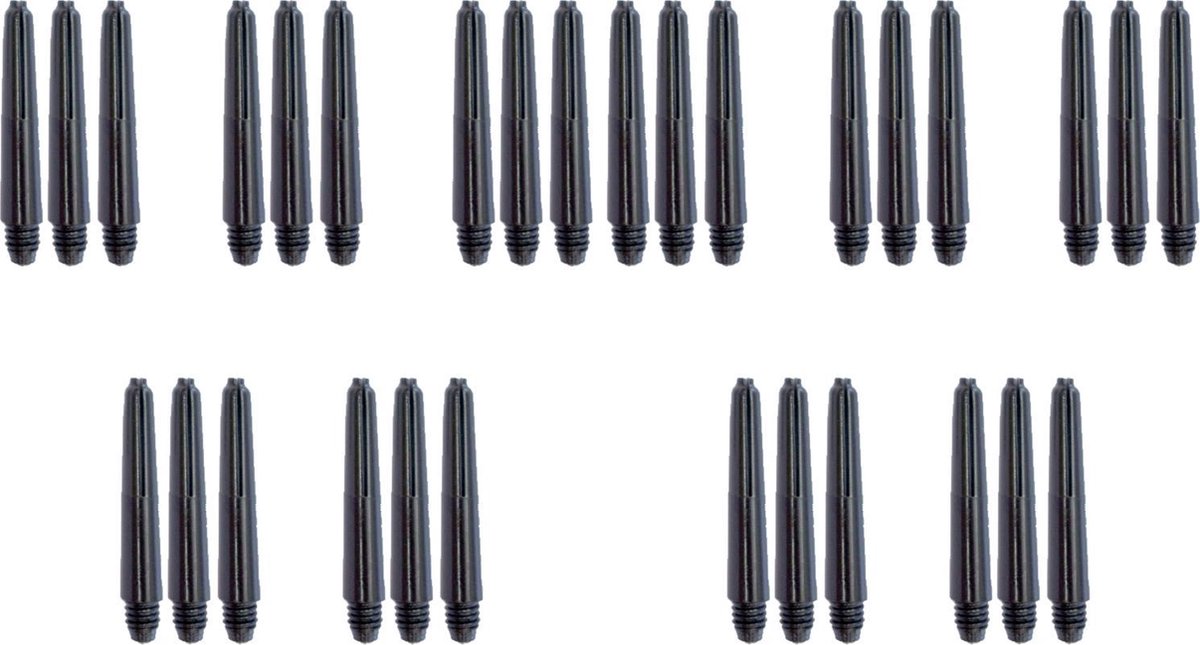 Darts Set dartshafts - 10 sets (30 stuks) - zwart - short - dartshafts - dart shafts - Cadeau