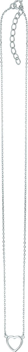 BJ 13.22374 Ketting Zilver met Hart 41-45CM