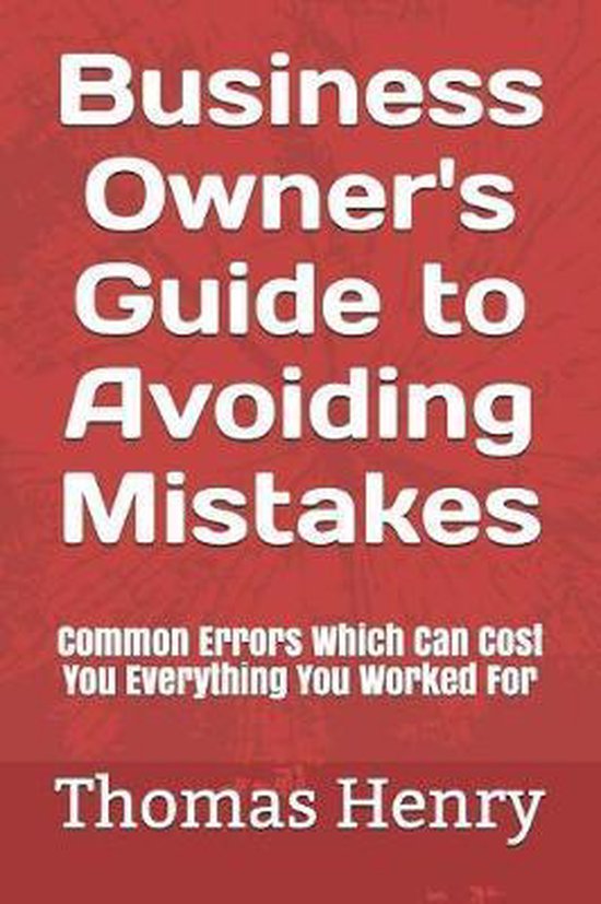 Business Owner's Guide to Avoiding Mistakes - cover