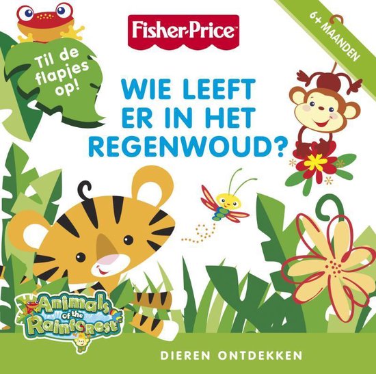 Cover van het boek 'Wie leeft er in het regenwoud?'