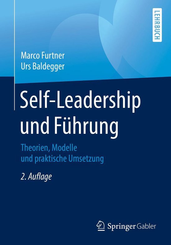 Business and Economics (German Language) - Self-Leadership u ... - cover