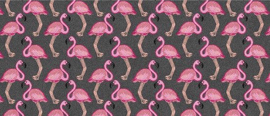 Mat, Vloermat, Vloerkleed, Tapijt, Kind - Kinderkamer Flamingo - Wasbaar - Antislip -150 x 65 cm