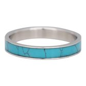 iXXXi Vulring Turquoise Stone zilverkleurig 4mm - maat 17