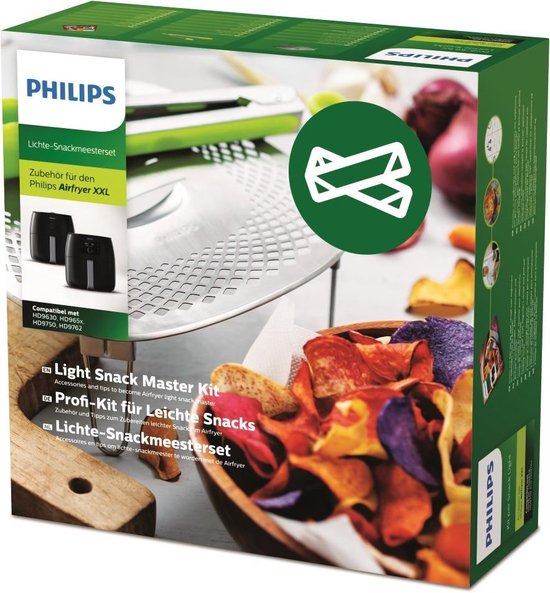 Philips Airfryer HD9954/01 - Lichte Snackset - Airfryer XXL accessoire - Philips