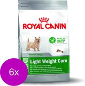Royal Canin Shn Mini Light Weight Care - Hondenvoer - 6 x 2 kg