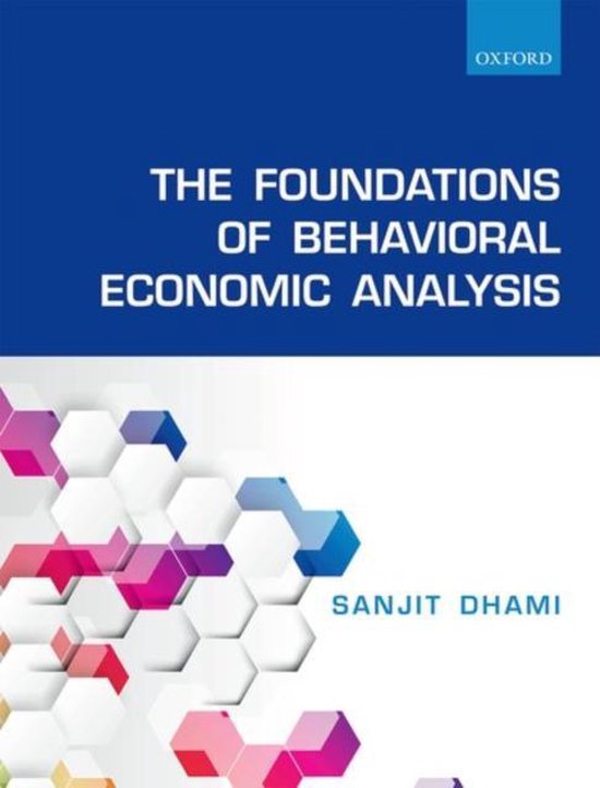 Foto: Foundations behavioral economic analysis