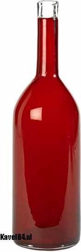 Pols Potten Bottle Tall - Vaas - Rood | bol.com