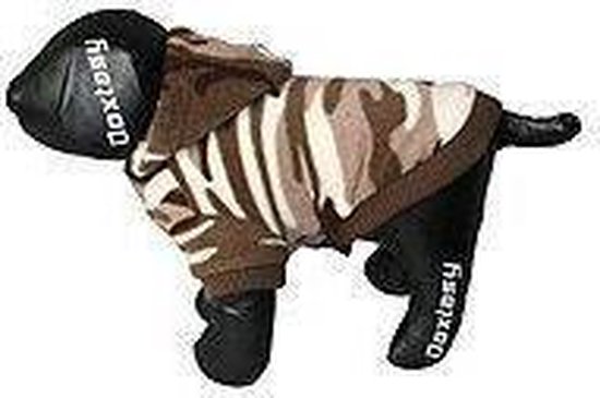 Hondenjas Hondenkleding Fleece Camouflage Bruin Maat XS | bol.com