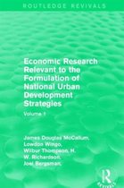 Economic Research Relevant to the Formulation of National Urban Development Strategies