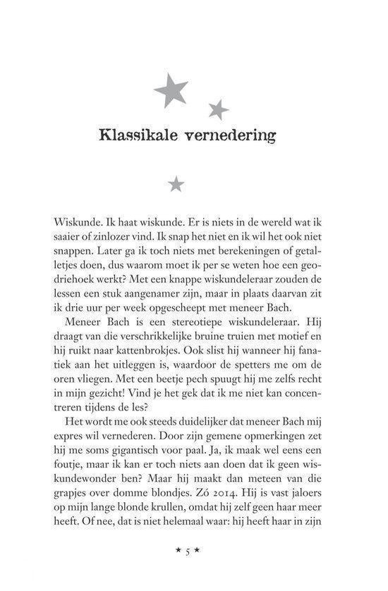 Tekst 'Klassikale vernedering' met sterren en een bladzijdenummer.