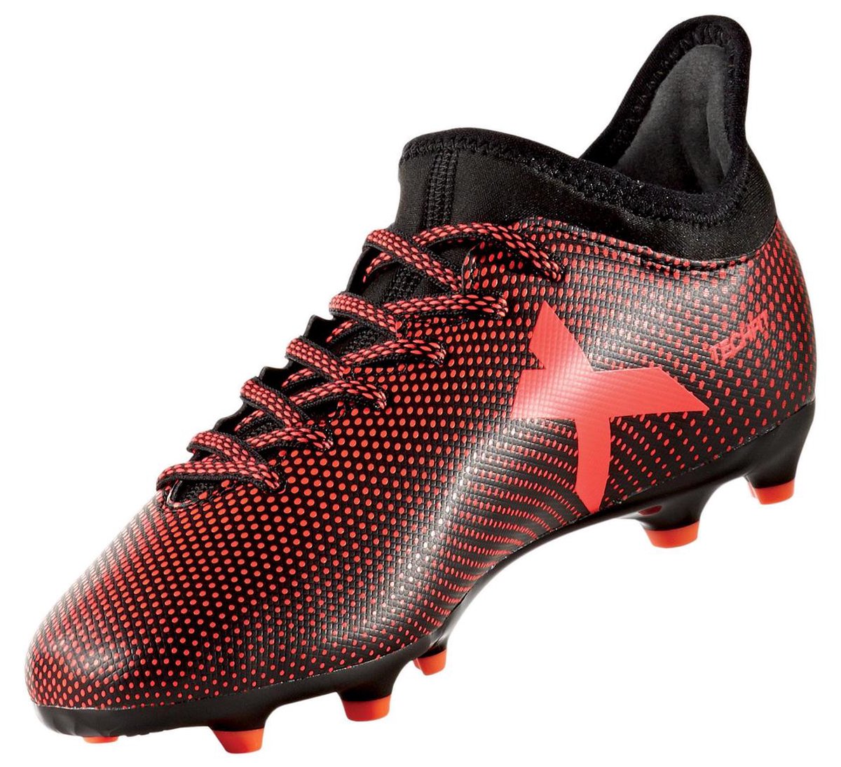 adidas X 17.3 FG Voetbalschoenen - Maat 35 - Unisex - rood/ zwart | bol.com