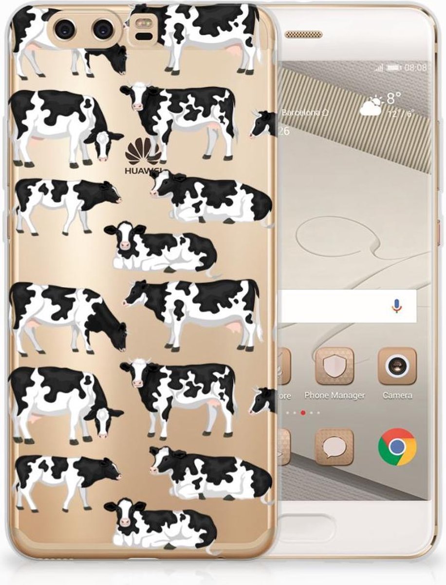 Huawei P10 Plus TPU Hoesje Koetjes