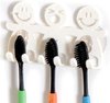 Tandenborstel – Tandenborstelhouder – Tandenpoetsen – Badkamer – Hangen – Wastafel – Planchet – Bewaren – Houder – Hygiënisch – Kunststof – Wit – EPIN 3D