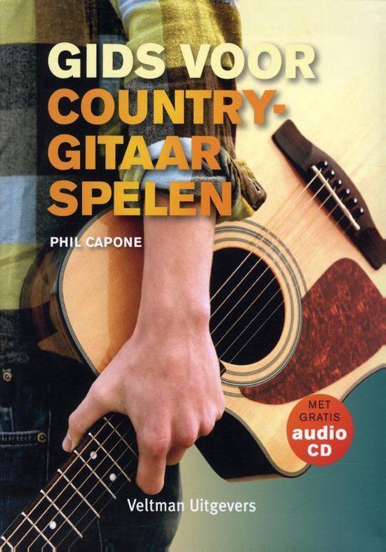 Cover van het boek 'Gids voor countrygitaar spelen' van Phil Capone