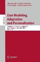 User Modeling, Adaptation and Personalization