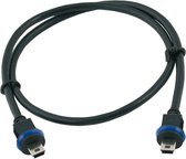 Mobotix MX-CBL-MU-STR-5 USB-kabel 5 m USB 2.0 Mini-USB A Zwart