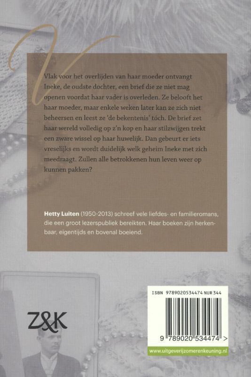 De bekentenis - back cover