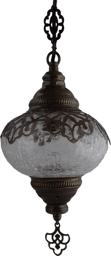 Oosterse hanglamp (Ottomaans) ø 16 cm gebroken glas | bol.com