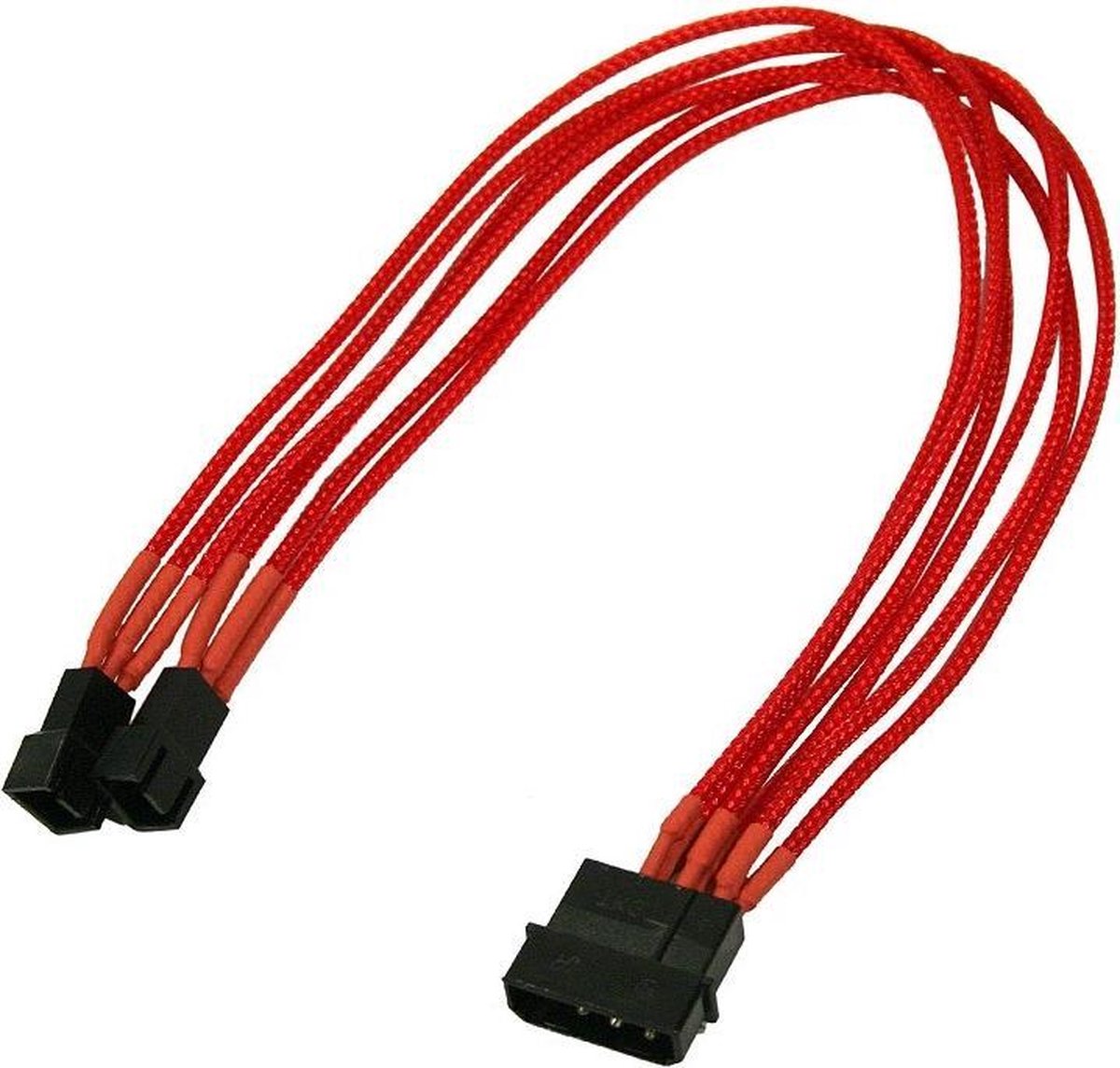 4-Pin Molex Naar 2X 3-Pin Koeler Adapter 30 Cm