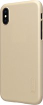 Nillkin - iPhone Xs Hoesje - Harde Back Case Frosted Shield Goud