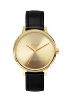 Nixon A108501 Kensington Leather gold - Horloge - 37mm - Goud