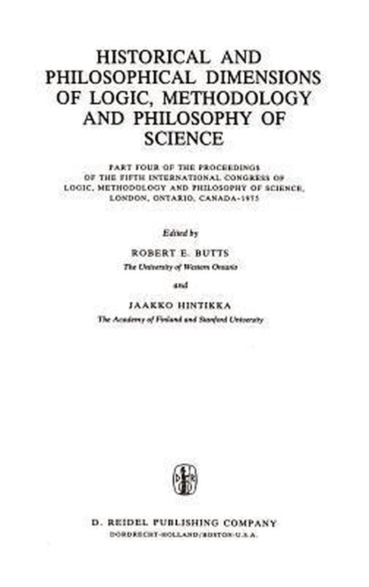Historical and Philosophical Dimensions of Logic, Methodology and
