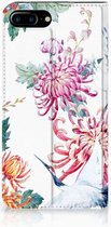 Telefoonhoesje iPhone 8 Plus | 7 Plus Bird Flowers
