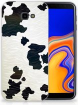 Geschikt voor Samsung Galaxy J4 Plus (2018) TPU Siliconen Hoesje Design Koeienvlekken