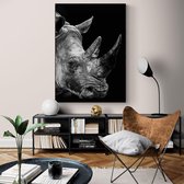 Poster Dark Elephant - Plexiglas - Meerdere Afmetingen & Prijzen | Wanddecoratie - Interieur - Art - Wonen - Schilderij - Kunst