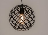 Lumidora Hanglamp 74309 - E27 - Zwart - Metaal - ⌀ 30 cm