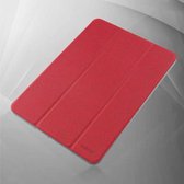 Mutural Exquisite Series Doektextuur Magneet Horizontale Flip TPU + PU lederen hoes voor iPad mini 5 / mini 4, met 3-voudige houder en pennensleuf (rood)