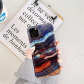 Voor iPhone 11 Pro Max TPU Smooth Marbled IMD mobiele telefoonhoes (graniet F27)