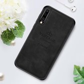 PINWUYO Schokbestendige waterdichte volledige dekking PC + TPU + huid beschermhoes voor Galaxy A70 (zwart)