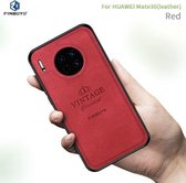 Voor Huawei Mate 30 5G (Leer) PINWUYO Zun Serie PC + TPU + Huid Waterdicht Anti-val All-inclusive beschermhoes (rood)